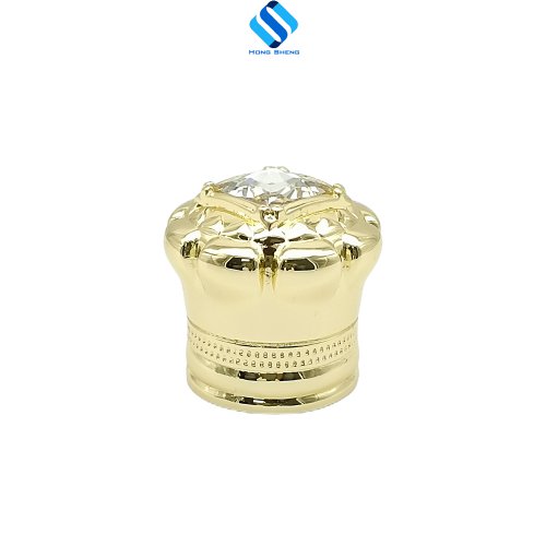PBC-ZCG028 Zinc Alloy Crown Shape Perfume Bottle Cap